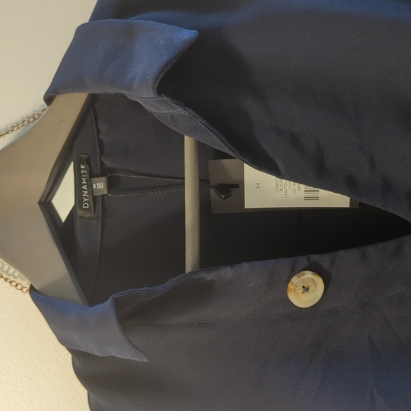 Dynamite navy blue top, medium - Picture 2 of 4